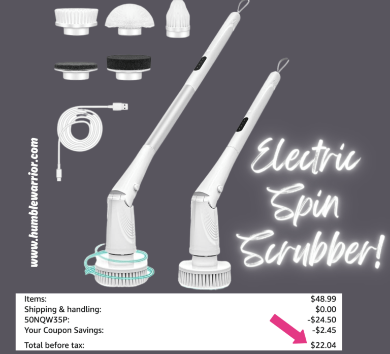 Electric spin scrubber!